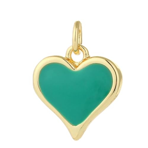 Niedliche Schildkröten-Herz-Charms für die Schmuckherstellung, goldfarben, Charm-Anhänger, DIY-Anhänger für Frauen, Ohrringe, Halskette, Armband, Anhänger-AC210018B1 Niedliche Schildkröten-Herz-Charms für die Schmuckherstellung, goldfarben, Charm-Anhänger, DIY-Anhänger für Frauen, Ohrringe, Halskette, Armband, Anhänger-AC210018B1 von BSGUZ