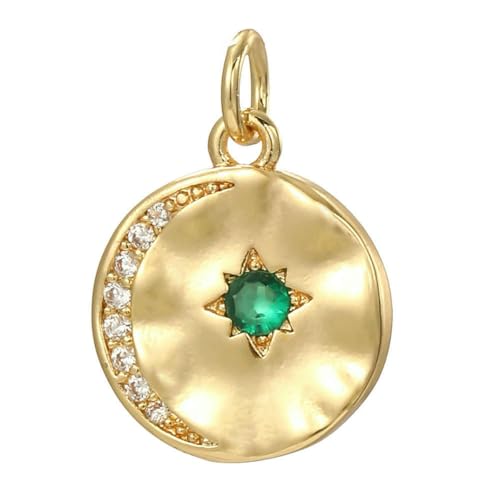 Niedliche Schildkröten-Herz-Charms für die Schmuckherstellung, goldfarben, Charm-Anhänger, DIY-Anhänger für Frauen, Ohrringe, Halskette, Armband, Anhänger-AC23072G17 von BSGUZ