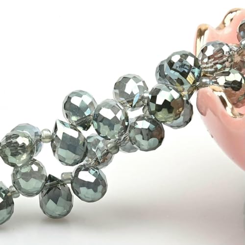 Österreichische AB-Farbkristall-Erdbeerperlen, 10 x 8 mm, glänzende facettierte Glasperlen zur Schmuckherstellung, DIY-Hochzeitskleid-Accessoires, H1415, 10 x 8 mm, 20 Stück Österreichische AB-Farbkristall-Erdbeerperlen, 10 x 8 mm, glänzende facettierte Glasperlen zur Schmuckherstellung, DIY-Hochzeitskleid-Accessoires, H1415, 10 x 8 mm, 20 Stück von BSGUZ