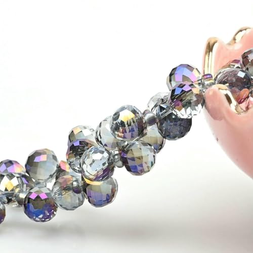 Österreichische AB-Farbkristall-Erdbeerperlen, 10 x 8 mm, glänzende facettierte Glasperlen zur Schmuckherstellung, DIY-Hochzeitskleid-Accessoires, H1418, 10 x 8 mm, 20 Stück Österreichische AB-Farbkristall-Erdbeerperlen, 10 x 8 mm, glänzende facettierte Glasperlen zur Schmuckherstellung, DIY-Hochzeitskleid-Accessoires, H1418, 10 x 8 mm, 20 Stück von BSGUZ