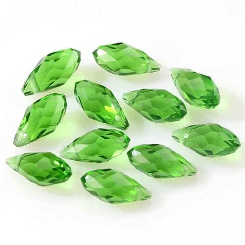 Österreichische mehrfarbige Glasperlen in Tropfenform zur Schmuckherstellung, Halskette, DIY-Zubehör, facettierte Kristall-Briolette-Perlen-Z005-8 x 13,0 mm, 50 Stück Österreichische mehrfarbige Glasperlen in Tropfenform zur Schmuckherstellung, Halskette, DIY-Zubehör, facettierte Kristall-Briolette-Perlen-Z005-8 x 13,0 mm, 50 Stück von BSGUZ