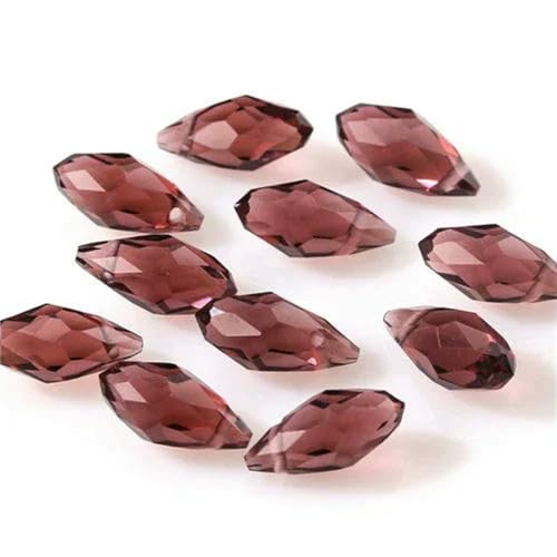 Österreichische mehrfarbige Glasperlen in Tropfenform zur Schmuckherstellung, Halskette, DIY-Zubehör, facettierte Kristall-Briolette-Perlen-Z011-8 x 13,0 mm, 50 Stück Österreichische mehrfarbige Glasperlen in Tropfenform zur Schmuckherstellung, Halskette, DIY-Zubehör, facettierte Kristall-Briolette-Perlen-Z011-8 x 13,0 mm, 50 Stück von BSGUZ