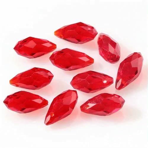 Österreichische mehrfarbige Glasperlen in Tropfenform zur Schmuckherstellung, Halskette, DIY-Zubehör, facettierte Kristall-Briolette-Perlen-Z017-5 x 7 mm, 50 Stück Österreichische mehrfarbige Glasperlen in Tropfenform zur Schmuckherstellung, Halskette, DIY-Zubehör, facettierte Kristall-Briolette-Perlen-Z017-5 x 7 mm, 50 Stück von BSGUZ