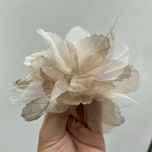 Organza-Simulationsblume, 3D-Spitzen-Blumenkopf, Heim-Hintergrundwand, Kleidung, Schuhe, Hüte, Kleiderdekoration, Kuchenzubehör, Chiffon, 12–40 Stück Organza-Simulationsblume, 3D-Spitzen-Blumenkopf, Heim-Hintergrundwand, Kleidung, Schuhe, Hüte, Kleiderdekoration, Kuchenzubehör, Chiffon, 12–40 Stück von BSGUZ