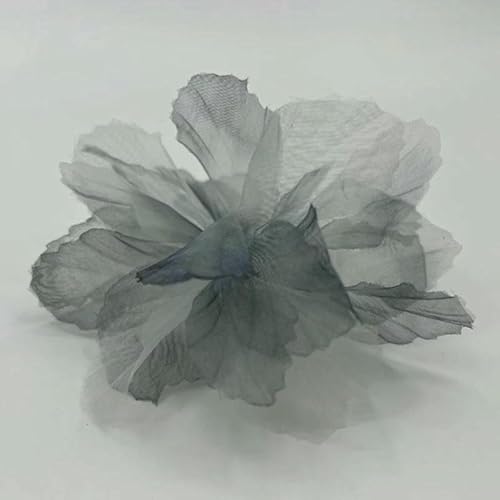Organza-Simulationsblume, 3D-Spitzen-Blumenkopf, Heim-Hintergrundwand, Kleidung, Schuhe, Hüte, Kleiderdekoration, Kuchenzubehör, Chiffon, 14–10 Stück Organza-Simulationsblume, 3D-Spitzen-Blumenkopf, Heim-Hintergrundwand, Kleidung, Schuhe, Hüte, Kleiderdekoration, Kuchenzubehör, Chiffon, 14–10 Stück von BSGUZ