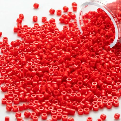 Perlen 2,0 mm, 10 Gramm/Röhre, glänzende Glasperlen für DIY-Nadelarbeiten, Nähen, Kleidungszubehör-HDB-727-30 g von BSGUZ