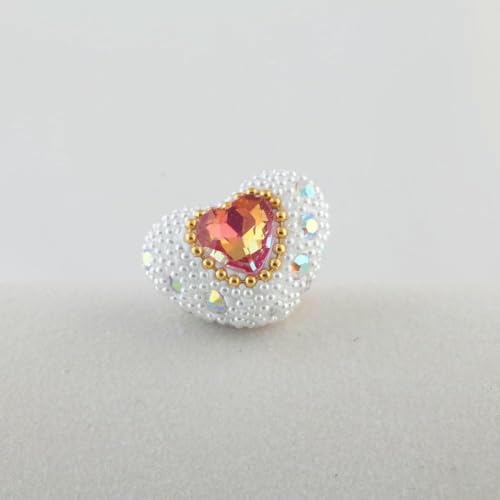 Polymer Clay Bohrkugel Gerade Perlen DIY Handy Schlüsselanhänger Halskette-fen jin-(1 Stück) von BSGUZ