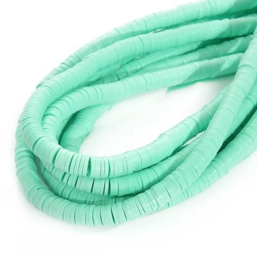 Polymer-Ton-Perlen, 6 mm, Regenbogenfarben, rund, flach, Chip-Perle für die Schmuckherstellung, Boho, einzigartiges Armband, lose Perlen, Zubehör, DIY, 14–6 mm, 38,1 cm Polymer-Ton-Perlen, 6 mm, Regenbogenfarben, rund, flach, Chip-Perle für die Schmuckherstellung, Boho, einzigartiges Armband, lose Perlen, Zubehör, DIY, 14–6 mm, 38,1 cm von BSGUZ