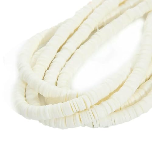 Polymer-Ton-Perlen, 6 mm, Regenbogenfarben, rund, flach, Chip-Perlen für die Schmuckherstellung, Boho, einzigartige Armbänder, lose Perlen, Zubehör, DIY-2 weiß, 6 mm, 38,1 cm Polymer-Ton-Perlen, 6 mm, Regenbogenfarben, rund, flach, Chip-Perlen für die Schmuckherstellung, Boho, einzigartige Armbänder, lose Perlen, Zubehör, DIY-2 weiß, 6 mm, 38,1 cm von BSGUZ