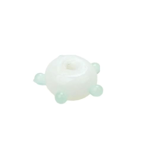Retro-Stil Gravur Blume handgefertigte Lampwork Glasperlen für Handwerk Charm Armbänder/Ohrringe/Halsketten DIY Schmuckherstellung-Graviertes Glas 51-2PCS von BSGUZ