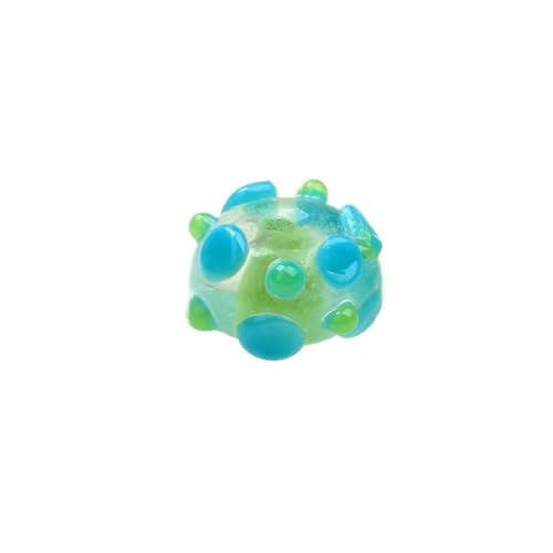 Retro-Stil Gravur Blume handgefertigte Lampwork Glasperlen für Handwerk Charm Armbänder/Ohrringe/Halsketten DIY Schmuckherstellung-Graviertes Glas 66-2PCS von BSGUZ