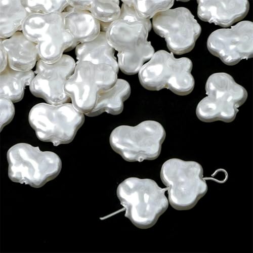 Stil ABS Perlen Charms Herz Schmetterling Unregelmäßiger Anhänger für Ohrringe Armband Halskette Haarspange DIY Schmuckherstellung-6PCS_e von BSGUZ