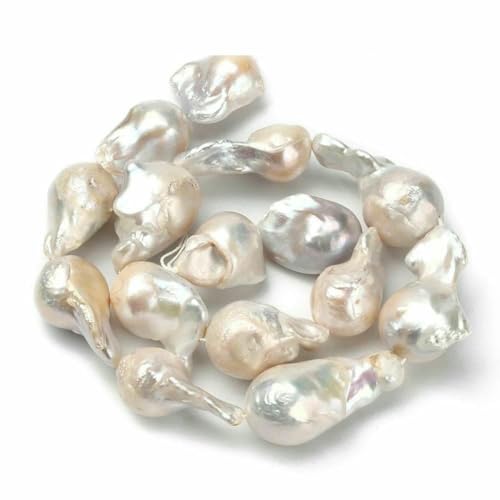 Strang antike weiße kernhaltige Perlen Perlen für Schmuckherstellung DIY Armband Halskette Handwerk Zubehör Dekor-H Strang antike weiße kernhaltige Perlen Perlen für Schmuckherstellung DIY Armband Halskette Handwerk Zubehör Dekor-H von BSGUZ