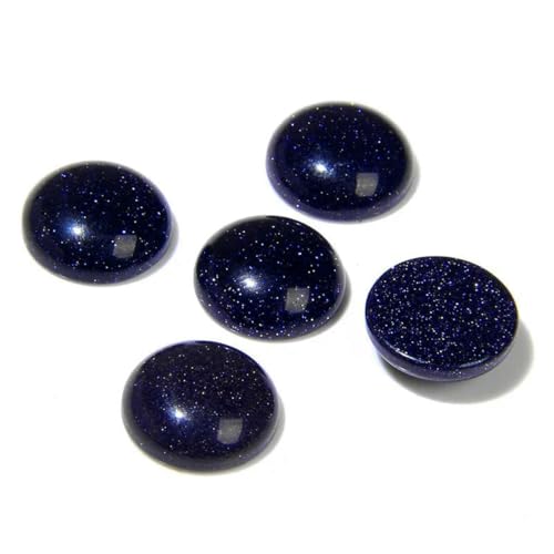 Stück Naturstein-Cabochon-Perlen, 4–14,0 mm, Achat, Jade, Jaspis, Kamee, flache Rückseite, Perle zur Schmuckherstellung, Ringe, Ohrringe, Halsketten, DIY-Nr. 7, Blausand Stück Naturstein-Cabochon-Perlen, 4–14,0 mm, Achat, Jade, Jaspis, Kamee, flache Rückseite, Perle zur Schmuckherstellung, Ringe, Ohrringe, Halsketten, DIY-Nr. 7, Blausand von BSGUZ