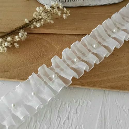 Weiße Spitze, Spitzenbänder, Zubehör, Besatz, handgefertigt, DIY, erweiterte Kleidung, Plissee, Nähen, dekorativer Stoff, Rocksaumstoff, 28–4 cm, 1 Meter Weiße Spitze, Spitzenbänder, Zubehör, Besatz, handgefertigt, DIY, erweiterte Kleidung, Plissee, Nähen, dekorativer Stoff, Rocksaumstoff, 28–4 cm, 1 Meter von BSGUZ