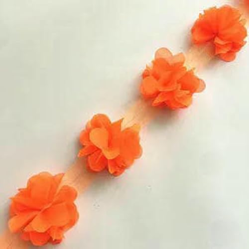 Yard 33 farbe 3D Chiffon Blumen DIY 5cm Breite spitze trim 24 blume spitze band dekoration kleidung zubehör XF08-XF03-12 Yard 33 farbe 3D Chiffon Blumen DIY 5cm Breite spitze trim 24 blume spitze band dekoration kleidung zubehör XF08-XF03-12 von BSGUZ