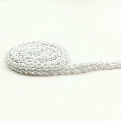Yards 8 mm geflochtenes Spitzenband, handgefertigt, Bastelband, Material zum Nähen von Kleidung, Kantenverzierungen, DIY-Nadelarbeitszubehör, 11–8 mm, 5 Meter Yards 8 mm geflochtenes Spitzenband, handgefertigt, Bastelband, Material zum Nähen von Kleidung, Kantenverzierungen, DIY-Nadelarbeitszubehör, 11–8 mm, 5 Meter von BSGUZ