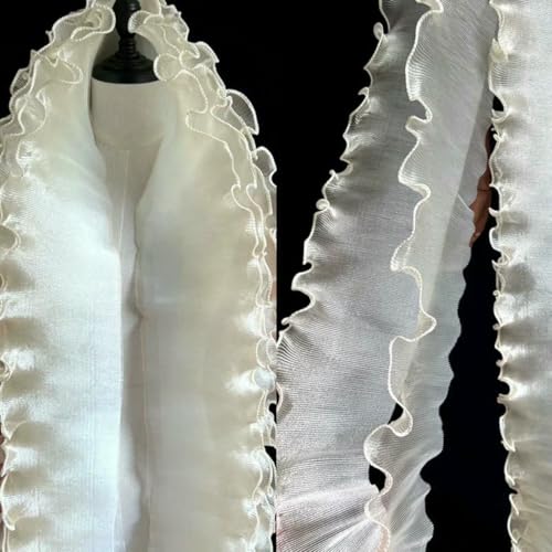 Yards Farbverlauf-Plissee-Spitzenstoffband, gerüschter Organza-Bordüre zum Nähen von Röcken, Kleidern, Hochzeitskleidung, Spitzenbesatz, Neu, 15–5 Yards Yards Farbverlauf-Plissee-Spitzenstoffband, gerüschter Organza-Bordüre zum Nähen von Röcken, Kleidern, Hochzeitskleidung, Spitzenbesatz, Neu, 15–5 Yards von BSGUZ