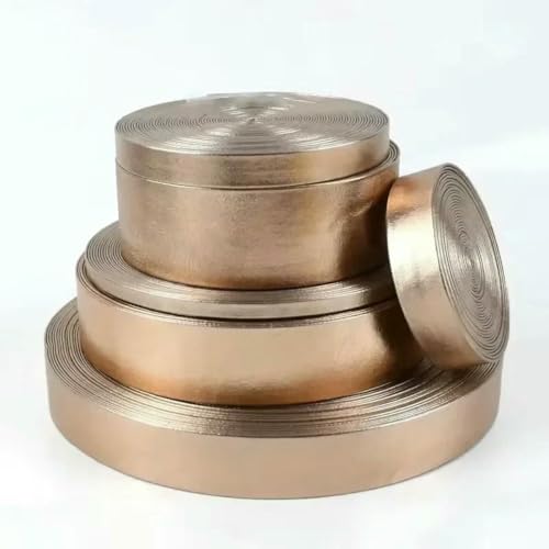 m, 5–50 mm, synthetisches PU-Lederband, Gold-Silber-Band für Taschengurt, Kleidung, Dekoration, Seil, Halskette, Kordel, DIY-Bastelmaterial, Roségold, 10 mm m, 5–50 mm, synthetisches PU-Lederband, Gold-Silber-Band für Taschengurt, Kleidung, Dekoration, Seil, Halskette, Kordel, DIY-Bastelmaterial, Roségold, 10 mm von BSGUZ