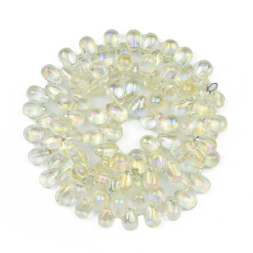 mm, 90 Stück, Wassertropfenform, Kristallglas, AB-farbig plattiert, lose Perlen zum Selbermachen, für Bettelarmbänder, Halsketten, Schmuckzubehör – Wassertropfenform – 3 mm, 90 Stück, Wassertropfenform, Kristallglas, AB-farbig plattiert, lose Perlen zum Selbermachen, für Bettelarmbänder, Halsketten, Schmuckzubehör – Wassertropfenform – 3 von BSGUZ