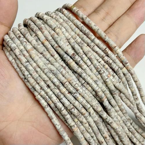x 2 mm Rondelle-Abakus-Steinperlen, flach, rund, glatt, Opal-Amethyste, lose Perlen für die Schmuckherstellung, DIY, trendiges Armband, 15 Zoll – 39 Jaspis – 2 x 4,0 mm, ca. 155 Stück x 2 mm Rondelle-Abakus-Steinperlen, flach, rund, glatt, Opal-Amethyste, lose Perlen für die Schmuckherstellung, DIY, trendiges Armband, 15 Zoll – 39 Jaspis – 2 x 4,0 mm, ca. 155 Stück von BSGUZ