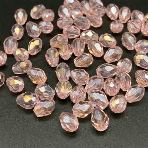 x 5, 5 x 7, 8 x 11 mm facettierte österreichische Wassertropfen-Kristallperlen zur Schmuckherstellung, Tropfen-Glasperlen, DIY-Armband, Ohrringzubehör, D-010ab, Pink, 5 x x 5, 5 x 7, 8 x 11 mm facettierte österreichische Wassertropfen-Kristallperlen zur Schmuckherstellung, Tropfen-Glasperlen, DIY-Armband, Ohrringzubehör, D-010ab, Pink, 5 x von BSGUZ