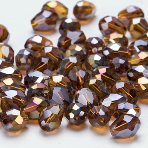 x 8 mm österreichische facettierte Tropfen-Glasperlen, AB-Farbe, Wassertropfen-Kristall, lose Abstandsperlen zur Schmuckherstellung, DIY-Armband-ZKSD001-036-8 x 11 mm-50–55 Stück x 8 mm österreichische facettierte Tropfen-Glasperlen, AB-Farbe, Wassertropfen-Kristall, lose Abstandsperlen zur Schmuckherstellung, DIY-Armband-ZKSD001-036-8 x 11 mm-50–55 Stück von BSGUZ