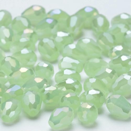 x 8 mm österreichische facettierte Tropfen-Glasperlen, AB-Farbe, Wassertropfen-Kristallperlen, lose Abstandsperlen zur Schmuckherstellung, DIY-Armband-ZKSD001-030-6 x 8 mm, 65–70 Stück x 8 mm österreichische facettierte Tropfen-Glasperlen, AB-Farbe, Wassertropfen-Kristallperlen, lose Abstandsperlen zur Schmuckherstellung, DIY-Armband-ZKSD001-030-6 x 8 mm, 65–70 Stück von BSGUZ