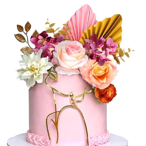 BSITSSS 13 Stk Künstliche Blumen Happy Birthday Tortendeko, Tortendeko Dekoration Mädchen, Tortenaufsatz Dekoration, Wiederverwendbare Rosa Weiß Cake Topper für Geburtstag,Hochzeit,Babyparty BSITSSS 13 Stk Künstliche Blumen Happy Birthday Tortendeko, Tortendeko Dekoration Mädchen, Tortenaufsatz Dekoration, Wiederverwendbare Rosa Weiß Cake Topper für Geburtstag,Hochzeit,Babyparty von BSITSSS
