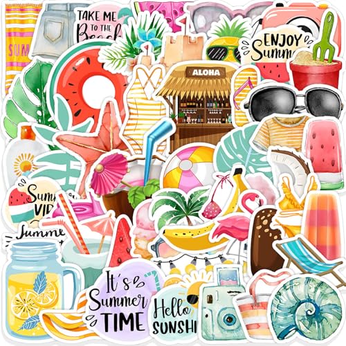 BSITSSS 150 Stück Sommer Scrapbook Stickers, Hawaii Strand Sticker Aesthetic, Scrapbooking Aufkleber für Hawaii Partygeschenke Urlaub Scrapbooking Tagebuch Basteln BSITSSS 150 Stück Sommer Scrapbook Stickers, Hawaii Strand Sticker Aesthetic, Scrapbooking Aufkleber für Hawaii Partygeschenke Urlaub Scrapbooking Tagebuch Basteln von BSITSSS
