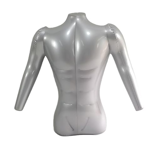 Aufblasbare Schaufensterpuppe Torso Schneiderkleidung Tuch Schaufensterpuppe Torso Kleidung Display Halber Torso Schaufensterpuppe Modelle Kleidung Display Halter Körper Werkzeug PVC Herren von BSKJMMP