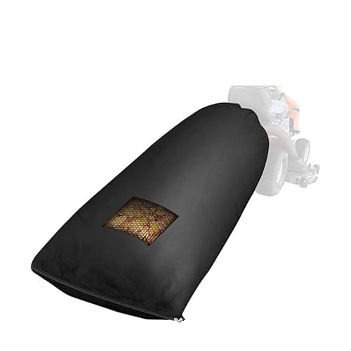 Universal-Bagger für Aufsitzmäher, 243,8 x 142,2 cm, große Kapazität, 420D Oxford-Gartenabfallsäcke, Rasen- und Laub-Ersatz, Schwarz von BSKJMMP