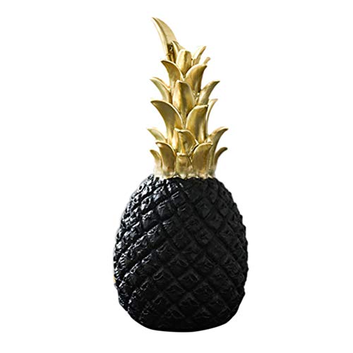 BSMEAN Ananas Deko, Nordic Modern Harz Ananas Deko Schwarze Ananas Deko Hause Büro Tisch Ananas Ornament Wohnzimmer Schlafzimmer Dekoration BSMEAN Ananas Deko, Nordic Modern Harz Ananas Deko Schwarze Ananas Deko Hause Büro Tisch Ananas Ornament Wohnzimmer Schlafzimmer Dekoration von BSMEAN