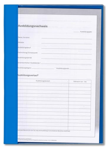 Set 2 ? 2 x Ausbildungsnachweisblock für die praktische Berufsausbildung mit PVC-Schnellhefter blau und Deckblatt blau Set 2 ? 2 x Ausbildungsnachweisblock für die praktische Berufsausbildung mit PVC-Schnellhefter blau und Deckblatt blau von BSN Spremberg