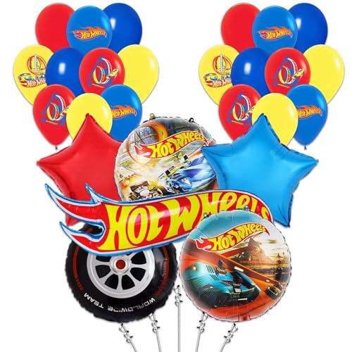 30 Stück Geburtstag Luftballons Auto Ballon Kit Rennwagen Party Luftballon Deko kindergeburtstag Deko Folienballons, für Kinder Geburtstagsfeier Dekoranten 30 Stück Geburtstag Luftballons Auto Ballon Kit Rennwagen Party Luftballon Deko kindergeburtstag Deko Folienballons, für Kinder Geburtstagsfeier Dekoranten von BSNRDX