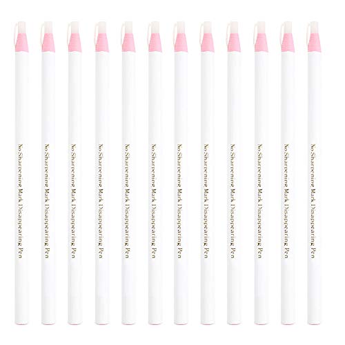 BSTCAR Schneider Stift 12 Stück Stoff unsichtbar löschbar Stift Schneider Kleidermacher Handwerk Markierung Nähen Zubehör BSTCAR Schneider Stift 12 Stück Stoff unsichtbar löschbar Stift Schneider Kleidermacher Handwerk Markierung Nähen Zubehör von BSTCAR