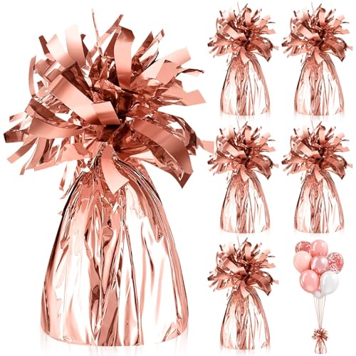 Ballongewicht für Heliumballons Luftballon Beschwerer Gewichte 6Stk Ballongewichte für Helium Ballon Beschwerer Boden Roségold Folie Ballon Anhänger für Hochzeit Geburtstag Party Dekoration Ballongewicht für Heliumballons Luftballon Beschwerer Gewichte 6Stk Ballongewichte für Helium Ballon Beschwerer Boden Roségold Folie Ballon Anhänger für Hochzeit Geburtstag Party Dekoration von BSTDAYEVER