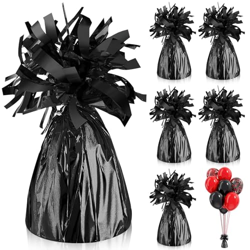 Ballongewicht für Heliumballons Luftballon Beschwerer Gewichte 6Stk Ballongewichte für Helium Ballon Beschwerer Boden Schwarz Folie Ballon Anhänger für Hochzeit Geburtstag Party Dekoration Ballongewicht für Heliumballons Luftballon Beschwerer Gewichte 6Stk Ballongewichte für Helium Ballon Beschwerer Boden Schwarz Folie Ballon Anhänger für Hochzeit Geburtstag Party Dekoration von BSTDAYEVER