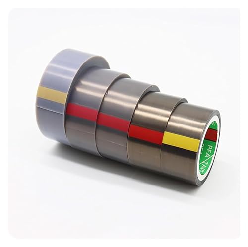 BTBTB Teflonband, 0,08 mm dick, 13–20 mm breit, PTFE-Klebeband for Vakuumiermaschinen und die Elektroindustrie, 10 Meter lang(19mm) von BTBTB