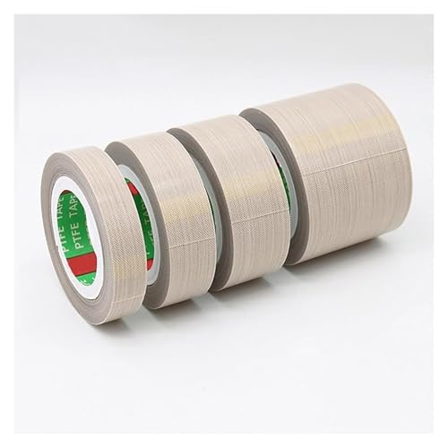 BTBTB Transparentes Teflonband, 0,05–0,5 mm dick, 13–100 mm breites PTFE-Klebeband for Vakuumiermaschinen und die Elektroindustrie, 10 Meter lang(0.5mm,13mm) von BTBTB
