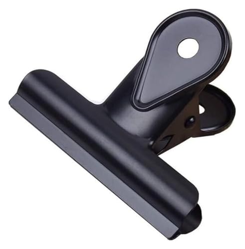 Foldback-Clips, Binder-Clips, 10 Stück Bulldog-Clips, Büroklammern, Metallscharnier-Clip-Binder for Fotos, Home-Office-Bedarf(Bronze,30mm) von BTBTB