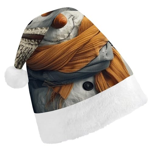 BTCOWZRV Weihnachtsmütze, Uni, Samt, Weihnachtsmannmütze, Weihnachtsmannmütze, für Erwachsene, Neujahr, Party, Kopfbedeckung BTCOWZRV Weihnachtsmütze, Uni, Samt, Weihnachtsmannmütze, Weihnachtsmannmütze, für Erwachsene, Neujahr, Party, Kopfbedeckung von BTCOWZRV