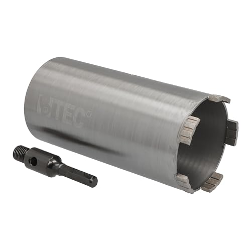 Diamant Bohrkrone Sechskant-Aufnahme Nutzlänge 180 mm Ø 92 mm Betonbohrkrone Kernbohrer Diamant Bohrkrone Sechskant-Aufnahme Nutzlänge 180 mm Ø 92 mm Betonbohrkrone Kernbohrer von BTEC