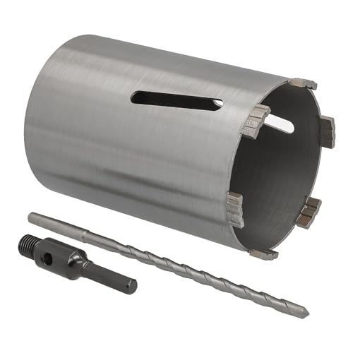Diamant Bohrkrone Sechskant-Aufnahme und Zentrierbohrer Nutzlänge 180 mm Ø 127 mm Betonbohrkrone Kernbohrer Diamant Bohrkrone Sechskant-Aufnahme und Zentrierbohrer Nutzlänge 180 mm Ø 127 mm Betonbohrkrone Kernbohrer von BTEC