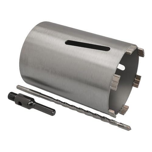 Diamant Bohrkrone Sechskant-Aufnahme und Zentrierbohrer Nutzlänge 180 mm Ø 132 mm Betonbohrkrone Kernbohrer Diamant Bohrkrone Sechskant-Aufnahme und Zentrierbohrer Nutzlänge 180 mm Ø 132 mm Betonbohrkrone Kernbohrer von BTEC
