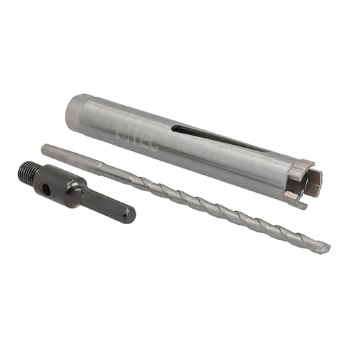 Diamant Bohrkrone Sechskant-Aufnahme und Zentrierbohrer Nutzlänge 180 mm Ø 32 mm Betonbohrkrone Kernbohrer Diamant Bohrkrone Sechskant-Aufnahme und Zentrierbohrer Nutzlänge 180 mm Ø 32 mm Betonbohrkrone Kernbohrer von BTEC