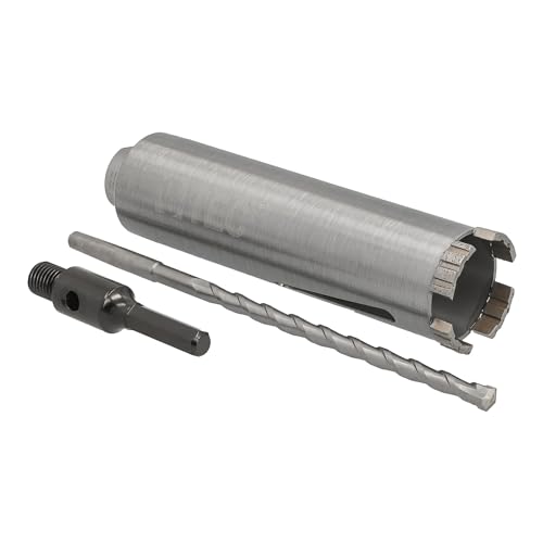 Diamant Bohrkrone Sechskant-Aufnahme und Zentrierbohrer Nutzlänge 180 mm Ø 52 mm Betonbohrkrone Kernbohrer Diamant Bohrkrone Sechskant-Aufnahme und Zentrierbohrer Nutzlänge 180 mm Ø 52 mm Betonbohrkrone Kernbohrer von BTEC