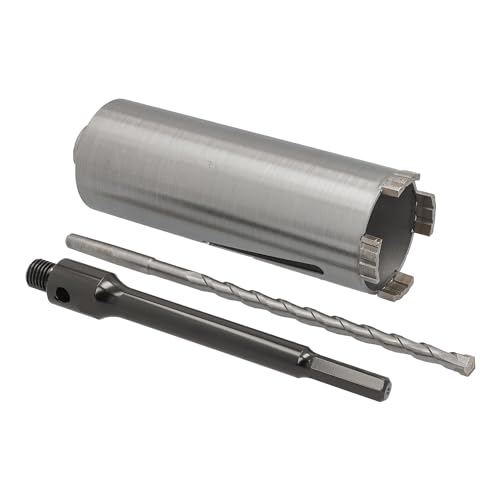 Diamant Bohrkrone Sechskant lang (200mm) Aufnahme und Zentrierbohrer Nutzlänge 180 mm Ø 68 mm Betonbohrkrone Kernbohrer von BTEC