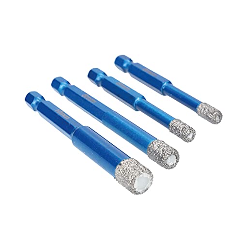 Fliesenbohrer Set Vakuum Bit Aufnahme Fliesenleger Feinsteinzeug Bodenfliesen Bohrer Ziegel Spezial Kühlkern Fliesenbohrkrone 6, 8 und 10mm passend für Bohrmaschine und Akkuschrauber Fliesenbohrer Set Vakuum Bit Aufnahme Fliesenleger Feinsteinzeug Bodenfliesen Bohrer Ziegel Spezial Kühlkern Fliesenbohrkrone 6, 8 und 10mm passend für Bohrmaschine und Akkuschrauber von BTEC