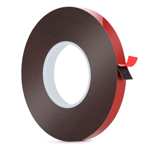 BTF-LIGHTING Doppelseitiges Klebeband 65.6ft/20m x 0.47in/12mm Hochleistungs-Montageband Starkes Klebeband Wasserdichtes Band für 5050SMD FCOB CCT RGB RGBW LED-Streifen Installation von BTF-LIGHTING